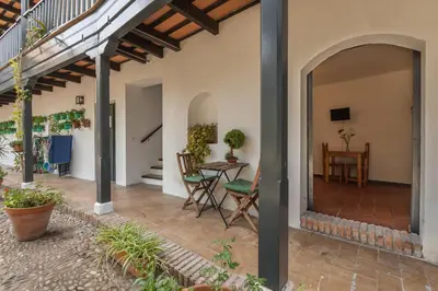 Un balcón o terraza de Apartamentos Gadi Corral Siglo XVI