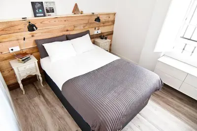 Cama o camas de una habitación en La Casa del Conde Ybarra