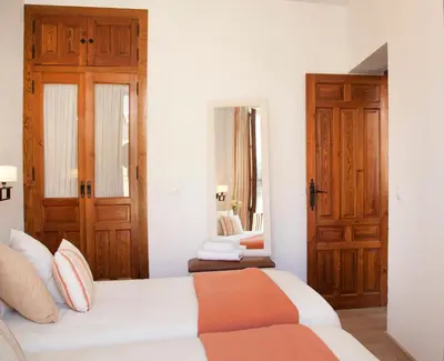 Cama o camas de una habitación en Las Casas del Potro