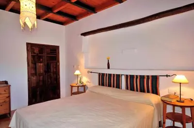 Cama o camas de una habitación en El Cerro del Almendral