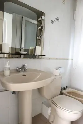 Un baño de Alojamiento de Remedios