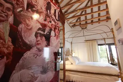 Cama o camas de una habitación en Hotel Patria Chica
