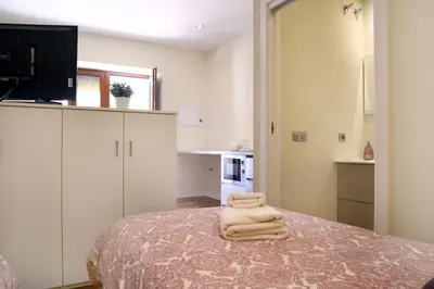 Cama o camas de una habitación en La Quinta Hacienda