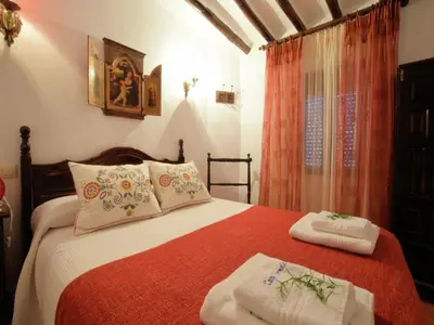 Cama o camas de una habitación en Holiday Home in Zagrilla Alta with Pool