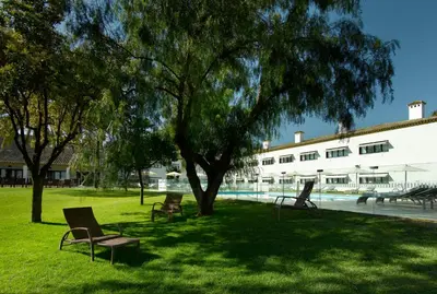 Jardín al aire libre en Parador de Antequera