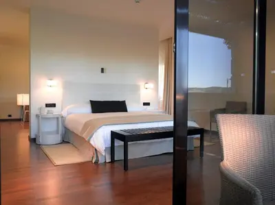 Cama o camas de una habitación en Parador de Antequera