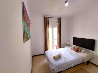 Cama o camas de una habitación en Enladrillada Apartment