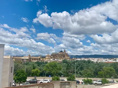 Vista general de Córdoba o vista desde el apartamento