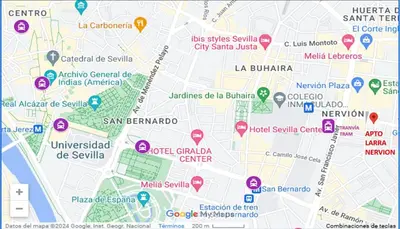 Plano de Larra Nervión Subway Tranvía