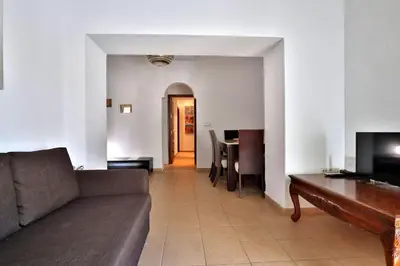 Una televisión o centro de entretenimiento en Posada La Judería I