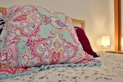 Cama o camas de una habitación en Posada La Judería I