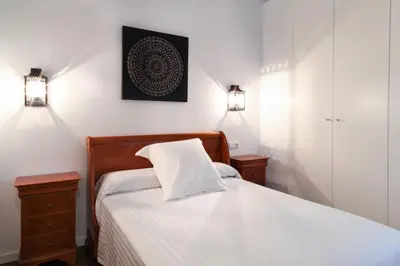 Cama o camas de una habitación en Posada Pilatos