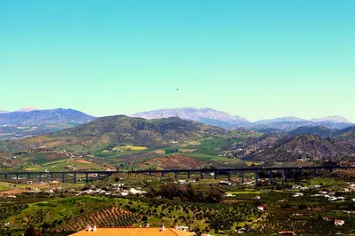 Vista general de una montaña o vista desde el apartamento