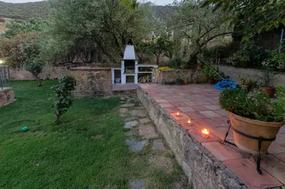 Jardín al aire libre en La Ventilla