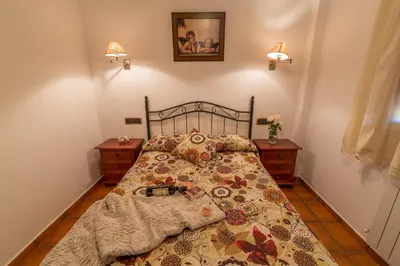 Cama o camas de una habitación en La Ventilla
