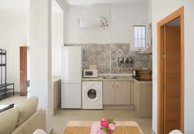 Una cocina o zona de cocina en Apartamento Faustino Alvarez