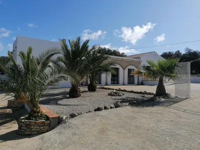 Jardín al aire libre en Alojamiento Rural El Chaparral