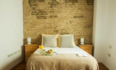 Cama o camas de una habitación en Precioso Apartamento con Parking en Pleno Centro