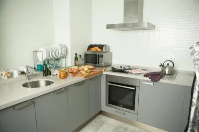 Una cocina o zona de cocina en Precioso Apartamento con Parking en Pleno Centro
