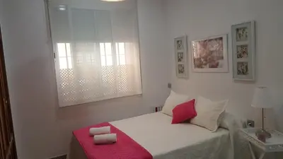 Cama o camas de una habitación en San Fernando Cordoba Centro