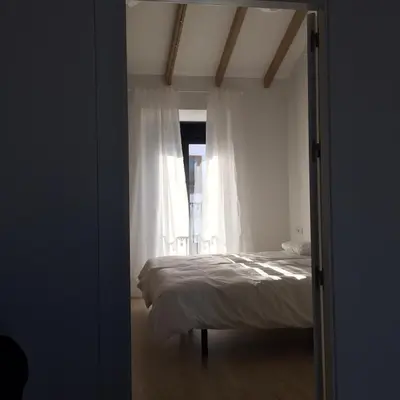 Cama o camas de una habitación en La Casa de las Tias