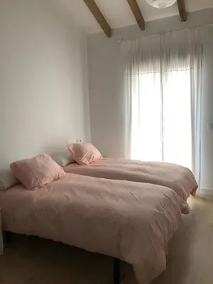 Cama o camas de una habitación en La Casa de las Tias