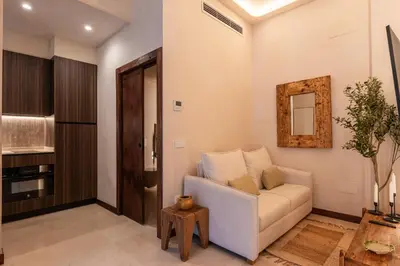 Zona de estar de Apartamentos La Vistosona