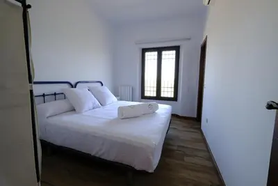 Cama o camas de una habitación en Casas de Alisné