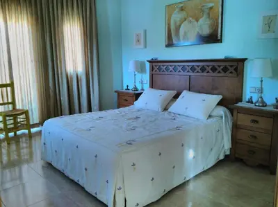 Cama o camas de una habitación en Villa Rural Campillo de Arenas