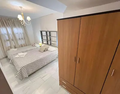 Cama o camas de una habitación en Casa centro casco histórico