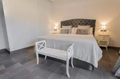 Cama o camas de una habitación en Cañete Medica House