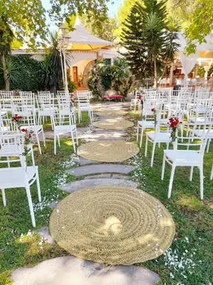 Jardín al aire libre en Hotel Don Gonzalo