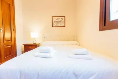 Cama o camas de una habitación en Duplex with terrace- 5Bd 3Bth- Center