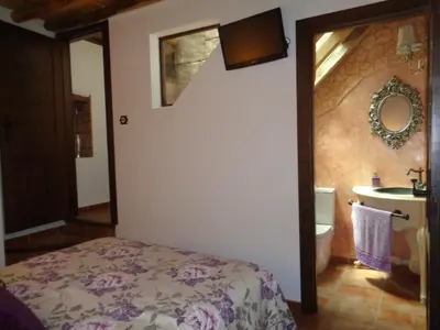 Cama o camas de una habitación en Columbaira
