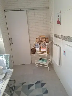 Una cocina o zona de cocina en Apartamentos Flamenco B&B