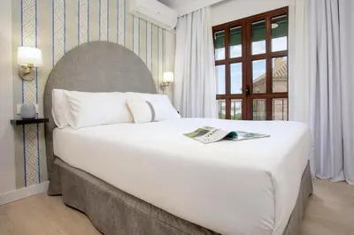 Cama o camas de una habitación en Genteel Home Conde de Ibarra III