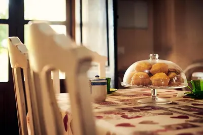 Comida en o cerca of this country house