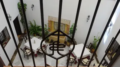Zona de estar de La Posada Del Infante