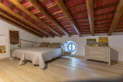 Cama o camas de una habitación en Cortijo Chacón