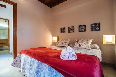 Cama o camas de una habitación en Divi Apartaments Centro Sevilla