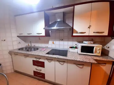 Una cocina o zona de cocina en Apartamento Patios de San Lorenzo