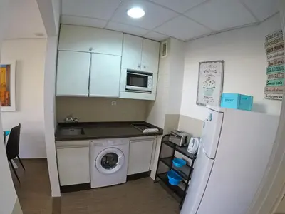 Una cocina o zona de cocina en Gran Bulevar