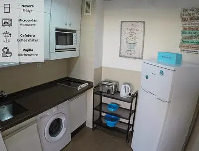 Una cocina o zona de cocina en Gran Bulevar