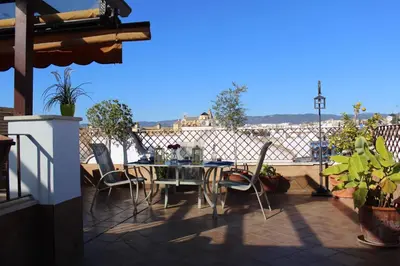 Un balcón o terraza de La Casa del Río