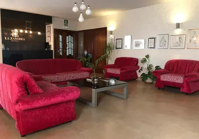 Zona de estar de Hotel La Zambra