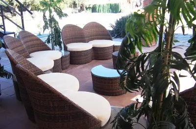 Zona de estar de Villa Capricho de Luna