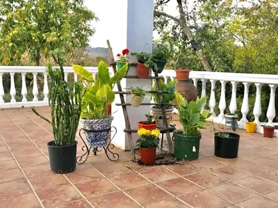 Un balcón o terraza de Casa rural en Constantina