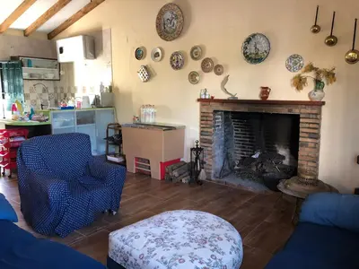 Una cocina o zona de cocina en Casa rural en Constantina