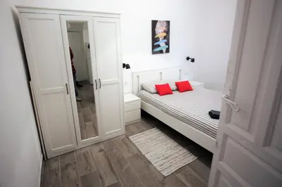 Cama o camas de una habitación en the apatment/el apartamento City centre