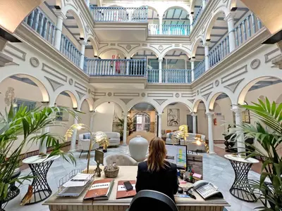 Zona de estar de Itaca Sevilla by Soho Boutique